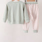 Sage hunting embroidery Pants set
