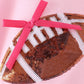 Pink football bow sequin bubble