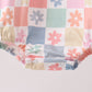 Pastel Daisy Checkerboard Hoodie Bubble