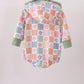 Pastel Daisy Checkerboard Hoodie Bubble