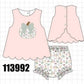 Pink pumpkin bow applique bloomer set