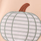 Khaki pumpkin applique top