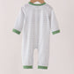 Green tools embroidery romper