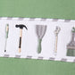 Green tools embroidery pants set