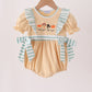 God is great god is good embroidery ruffle bubble