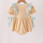 God is great god is good embroidery ruffle bubble