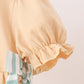 God is great god is good embroidery ruffle dress