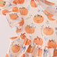 Pumpkin Bow Ruffle Pants Set