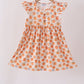 Pumpkin Bow Ruffle Dress