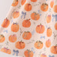 Pumpkin Bow Ruffle Bloomer Set