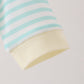 Green excavator french knot stripe romper