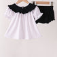 Black Ghost Embroidery Bloomer Set