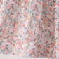 Floral smocked lace ruffle pants set