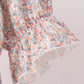 Floral print tiered mom dress