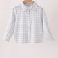 Plaid button down shirt