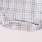 Teal pocket plaid bubble