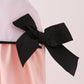 Pink Ghost Embroidery Ruffle Bubble