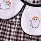 Pink Ghost Embroidery Pants Set
