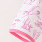 Pink Cowboy boots Smocked Pants Set