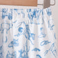 Blue Cowboy Smocked Pants Set