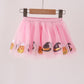 Pink candy sequin tutu skirts