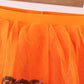 Orange spider sequin tutu skirts