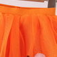 Orange pumpkin bat sequin tutu skirts