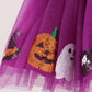 Purple pumpkin ghost sequin tutu skirts