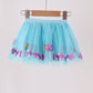 Blue sweet sequin tutu skirts
