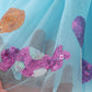 Blue sweet sequin tutu skirts