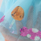 Blue sweet sequin tutu skirts