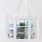White clear waterproof beach travel bag