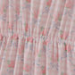 Pink floral print mom dress
