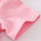 Pink bow sequin mom&me top