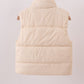 Cream mom&me puffer vest