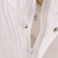 White mom&me puffer vest