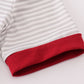 Alabama polka dot elephant french knot stripe top