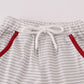 Alabama stripe elephant french knot pants set