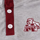 Maroon Mississippi embroidery pants set