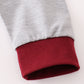 Maroon Mississippi embroidery pants set