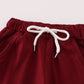 Maroon Mississippi embroidery pants set