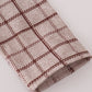 Brown plaid top