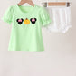 Light green character french knot bloomer set