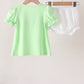Light green character french knot bloomer set