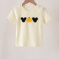 Beige character french knot top