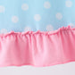 Blue Milk Santa Cookies Ruffle Dress