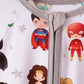 Grey character bamboo zipper romper
