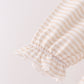 Cream turkey pumpkin embroidery ruffle dress