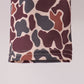 Brown camouflage hunting embroidery pants set