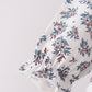 Teal floral smocked pants set